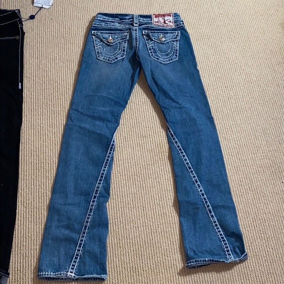 WOMENS TRUE RELIGION BRAND JEAN SIZE 27 WAIST - Picture 2 of 5